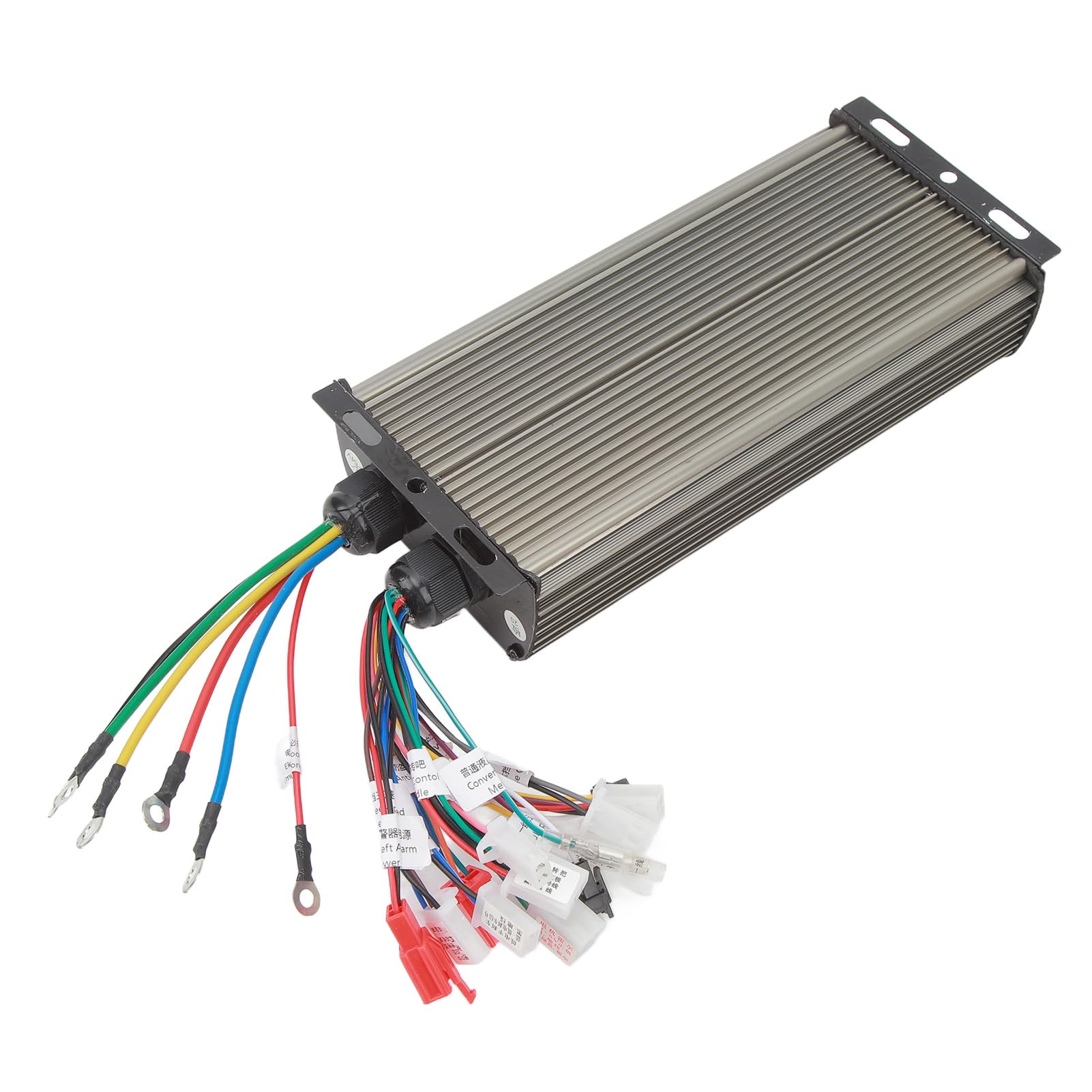 Controlador de Scooter Eléctrico, 48V 60V 64V 72V 2000W 18 Tubos Controlador de Motor sin Escobillas de Bicicleta Eléctrica de Aleación de Aluminio para Scooter de Bicicleta Eléctrica