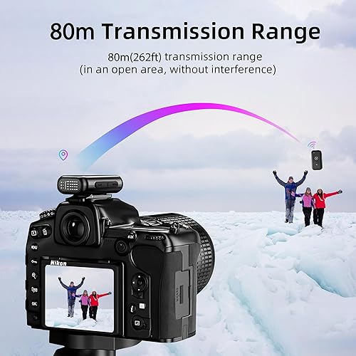 Miniatura 5 de Micrófono Lavalier inalámbrico, con reducción de ruido ANC profesional, funda de carga, duración de la batería de 10 horas, 262.5 ft (262 pies),