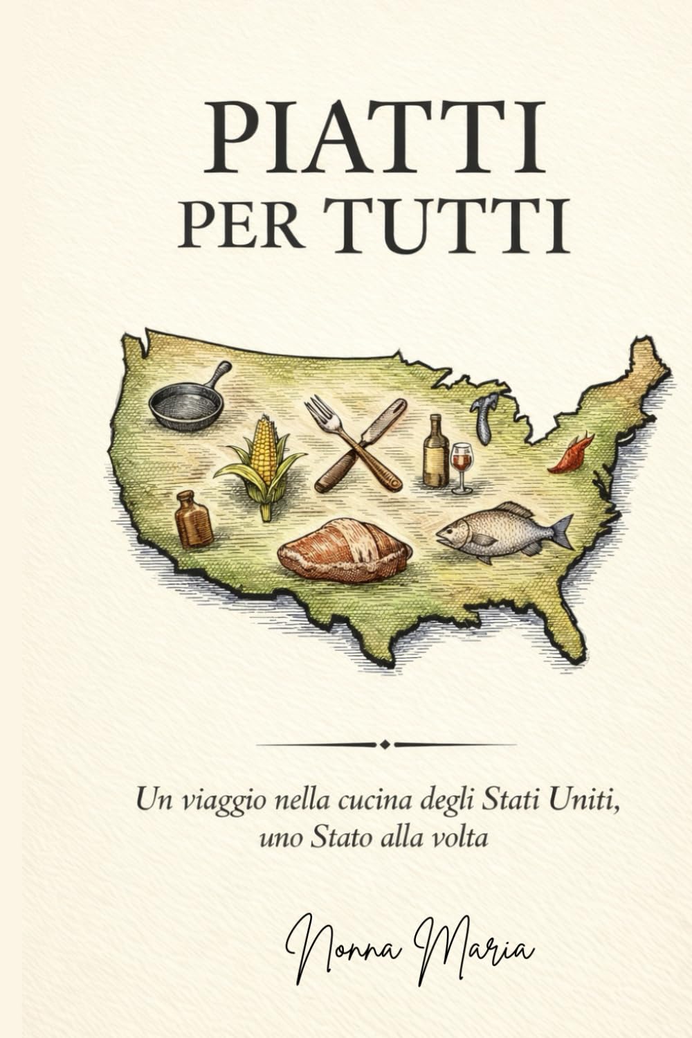 Piatti per Tutti - USA -: Un viaggio nella cucina degli Stati Uniti, uno Stato alla volta