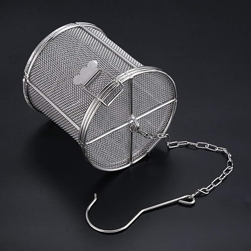 Miniatura 7 de Filtro de especias, diseño de malla de alambre de acero inoxidable, colador de té, condimentos de sopa, filtro de cesta de separación para cocina
