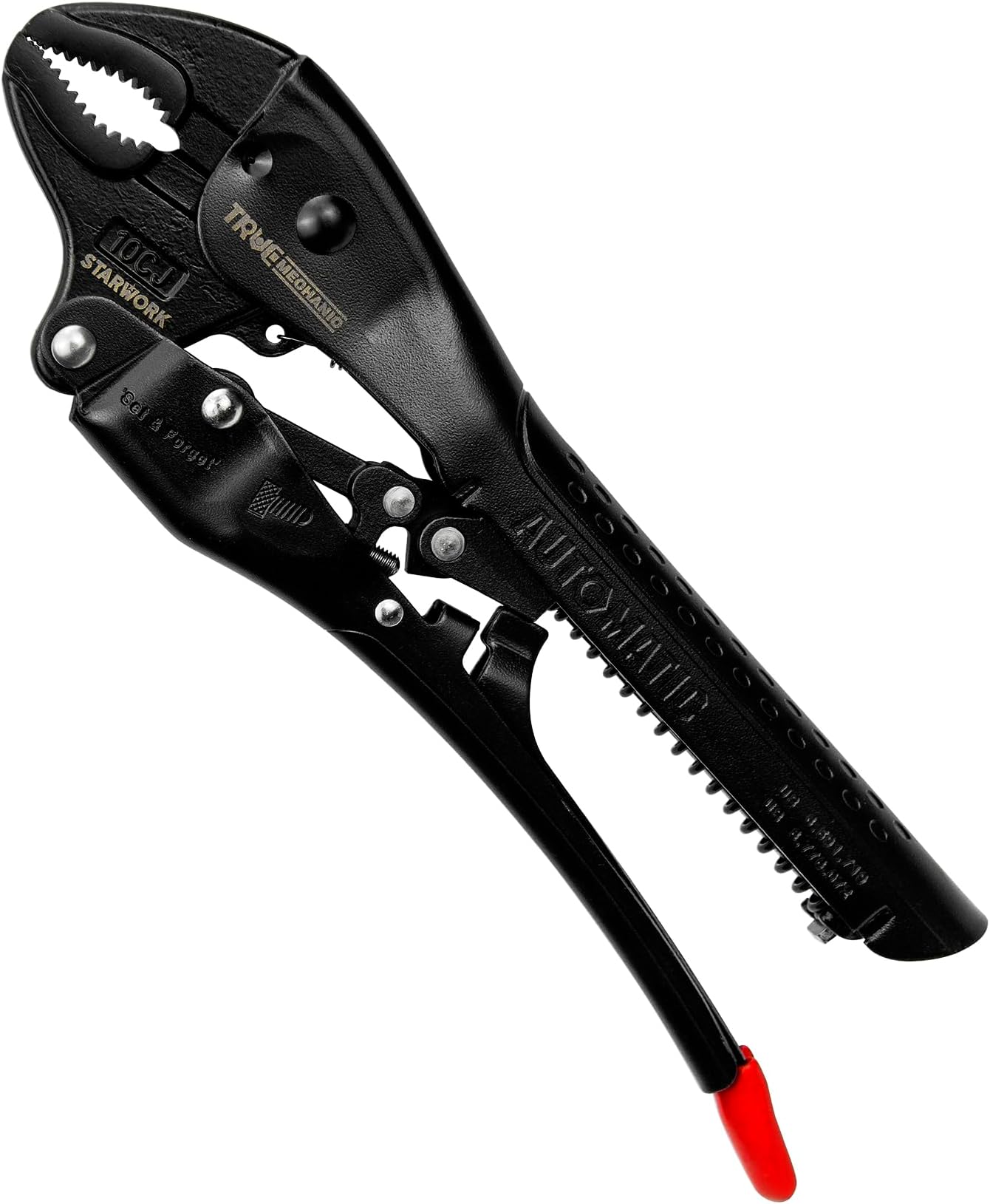 True Mechanic™ Automatic Curved Jaw Locking Pliers 10-inch