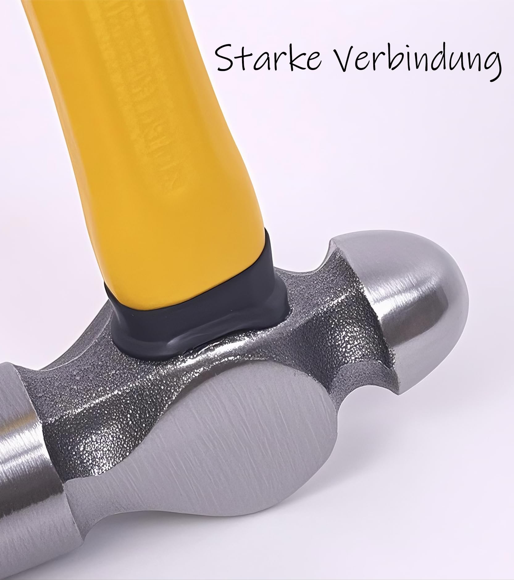 Kugelhammer 220g,Anti-Vibration,Rostschutz,Stoßdämpfender Kunststoffgriff.