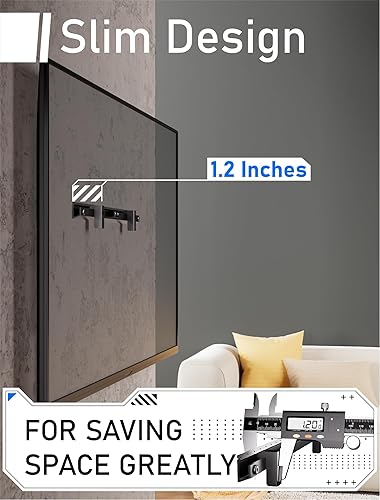 Miniatura 4 de Soporte de pared para TV sin pernos, soporte de TV sin taladros para TV de 22 a 55 pulgadas, soporte de TV sin tachuelas para paneles de yeso de