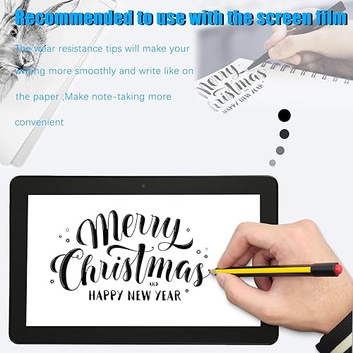 Miniatura 7 de Puntas de repuesto finas sin desgaste compatibles con Stedtler Noris Digital Jumbo Classic EMR Digital Pen Stylus puntas de bola de aleación de