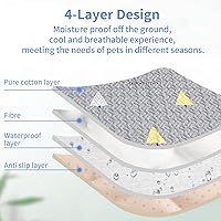 Vista 10 de Alfombrilla para corralito de perros y cachorros, almohadilla personalizada para jaula de perro [corralito no incluido], caja reutilizable