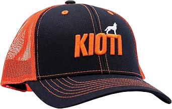 Kioti - Black/Orange Trucker HAT - DDA25-140-AC
