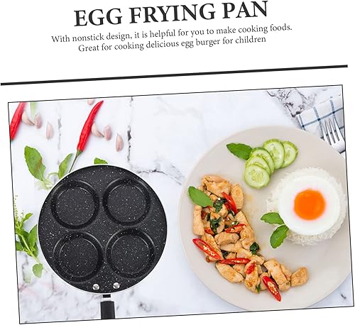 Miniatura 2 de sartén para tortillas, sartén para hacer panqueques, 4 sartenes para huevos, sartén antiadherente para panqueques, moldes blinis, sartén para