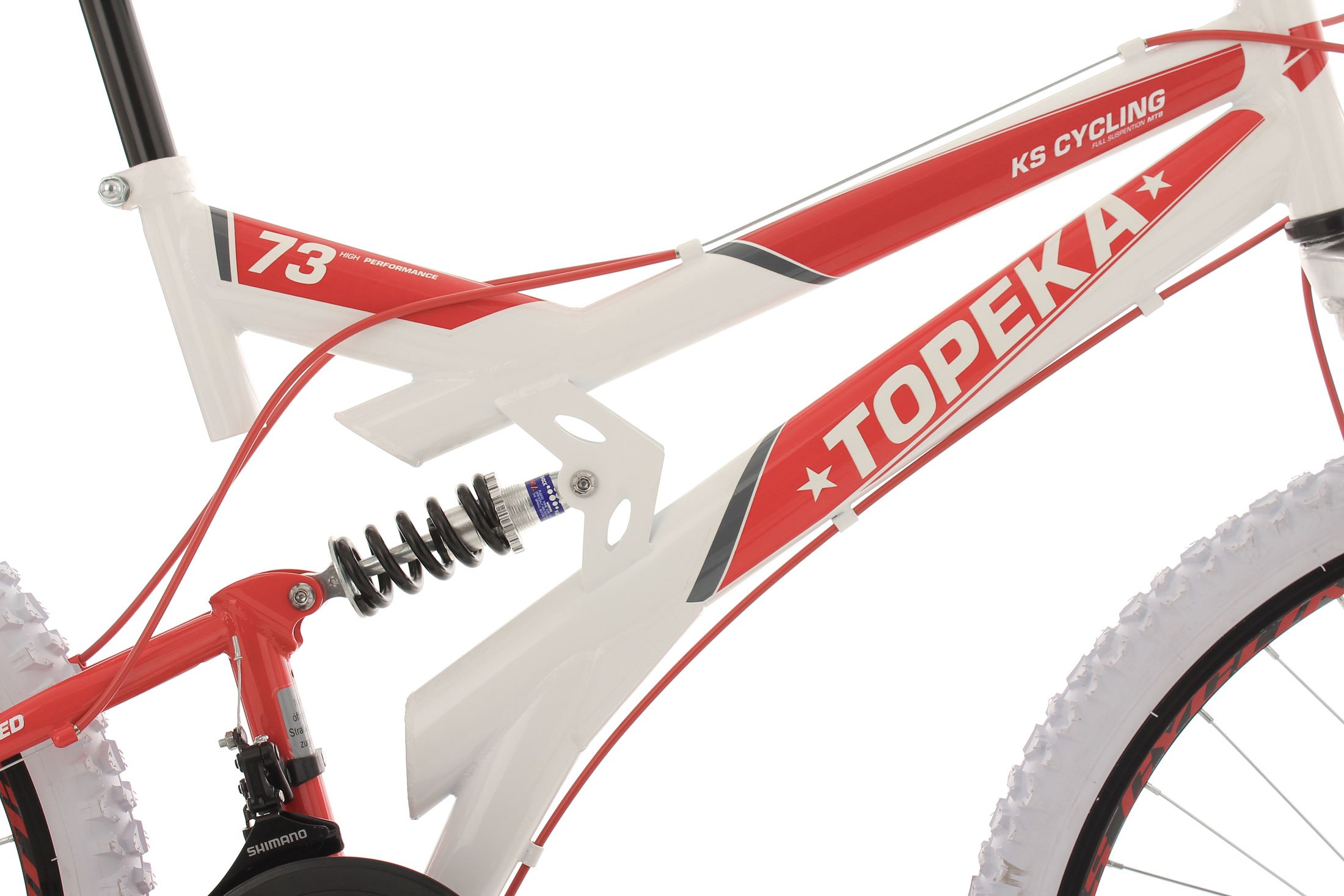 topeka fahrrad 24 zoll KS Cycling All-Suspension Mountain Bike 26 Inches White/Red TC 44 cm Sports & Outdoors Stil:Eckig 13 Kleiderschrank-Organizer für einen Category:Fahrräder 20 Zoll bis 24 Zoll_Centurion Kids rigid 24