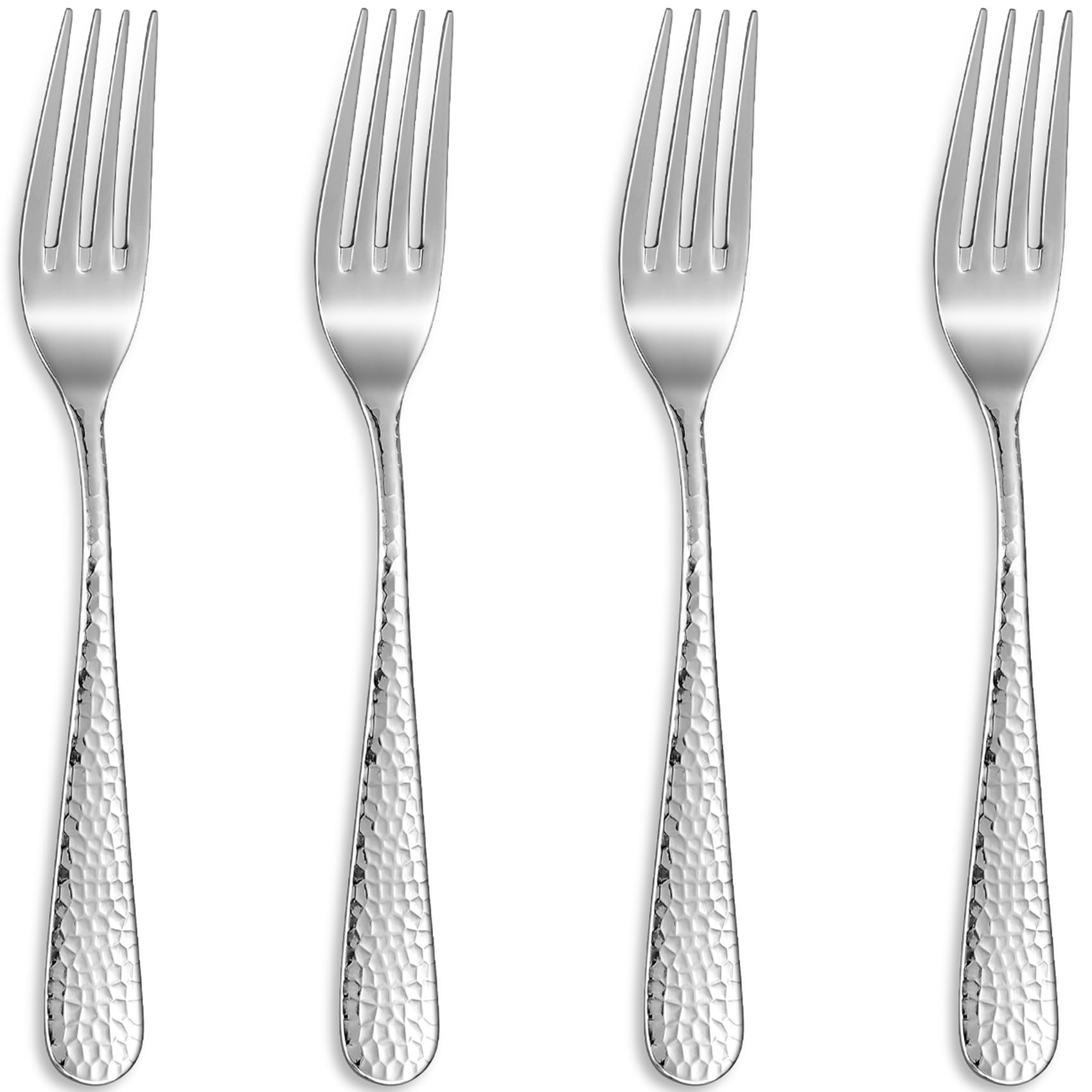 KEAWELL Louise Hammered Fork Set - 4 Piece -8