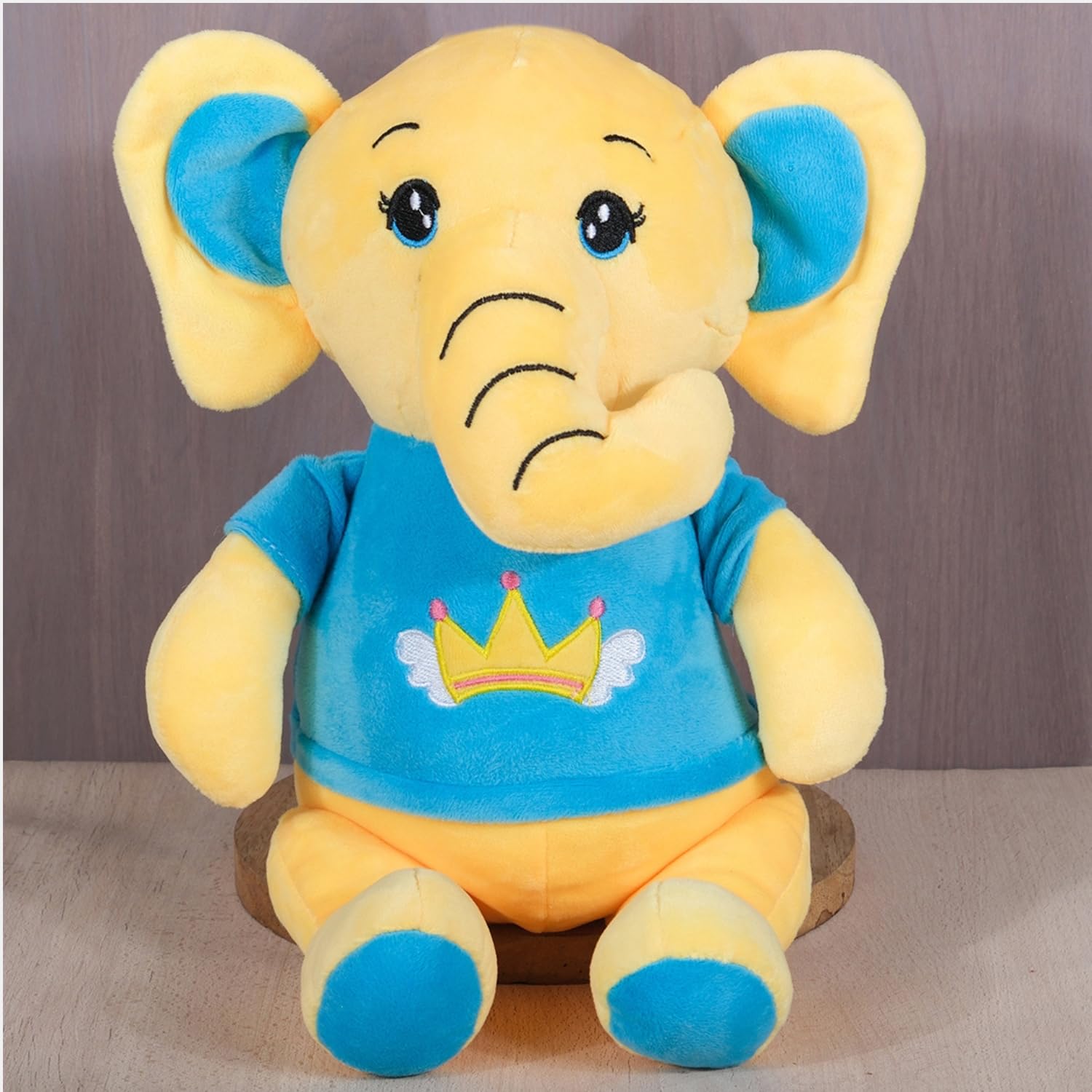 Dukiekooky Cute Elephant Plush Toy|Soft Stuffed Animal|for Boys & Girls | Ideal for Gifting & Special Occasions | Hight- 25 CM 3