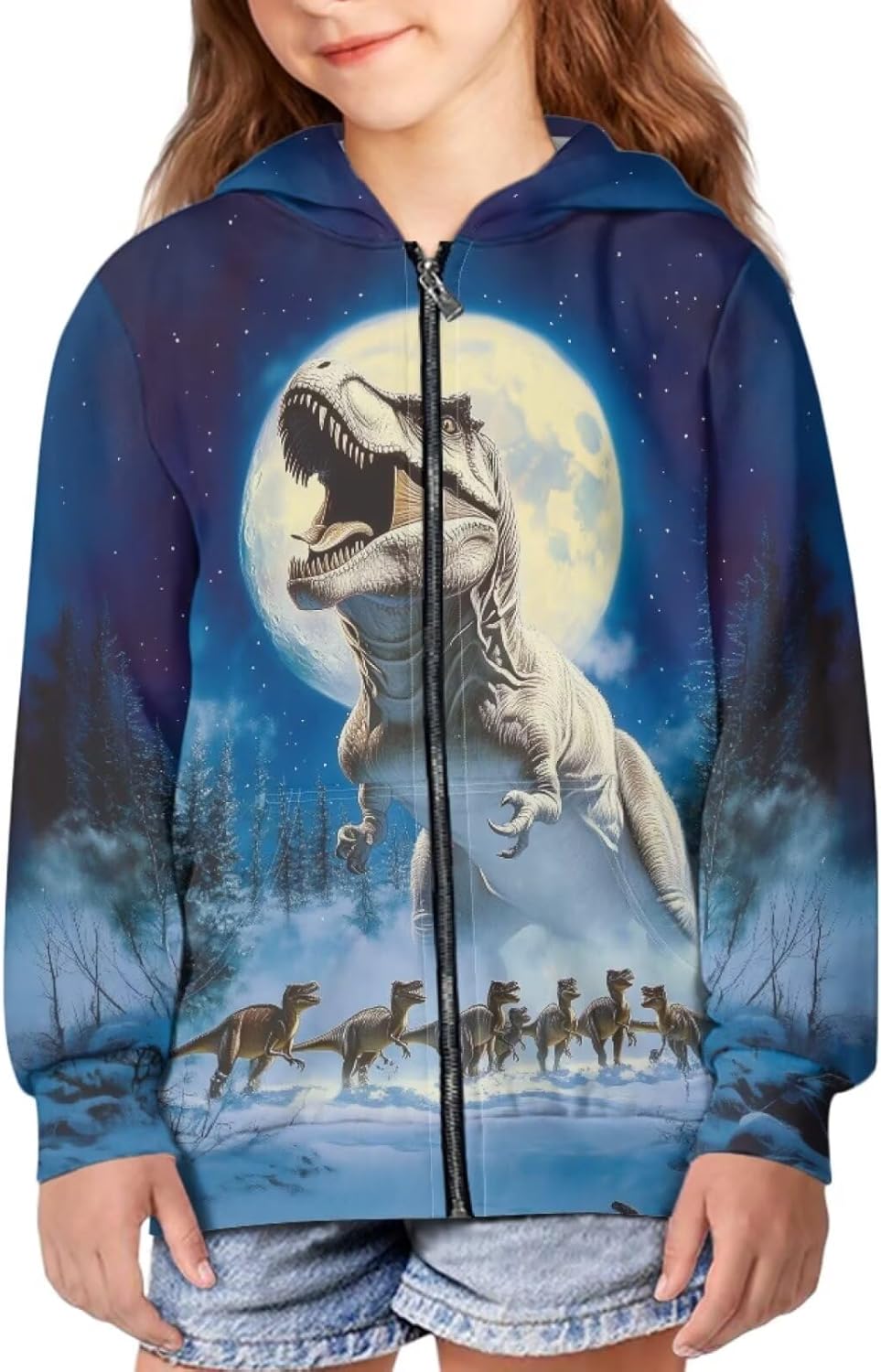 WELLFLYHOM Full Zip Hoodies Boys 6-16 Long Sleeve Sweatshirts Graphic Athletic Sweater Kids Novelty Tops Hoodie - Image 3