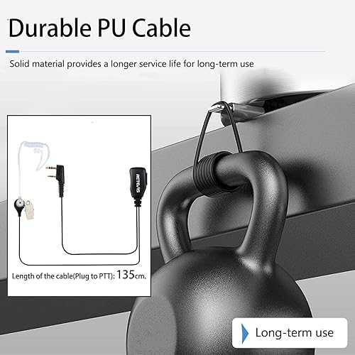 Miniatura 13 de Retevis Walkie Talkies RT17 de largo alcance, radio bidireccional duradera recargable con base de cargador USB, radios portátiles de 2 vías con