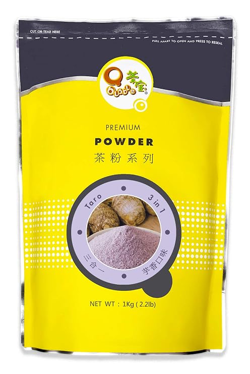 Qbubble Tea Powder Taro Powder, 2.2 Pound