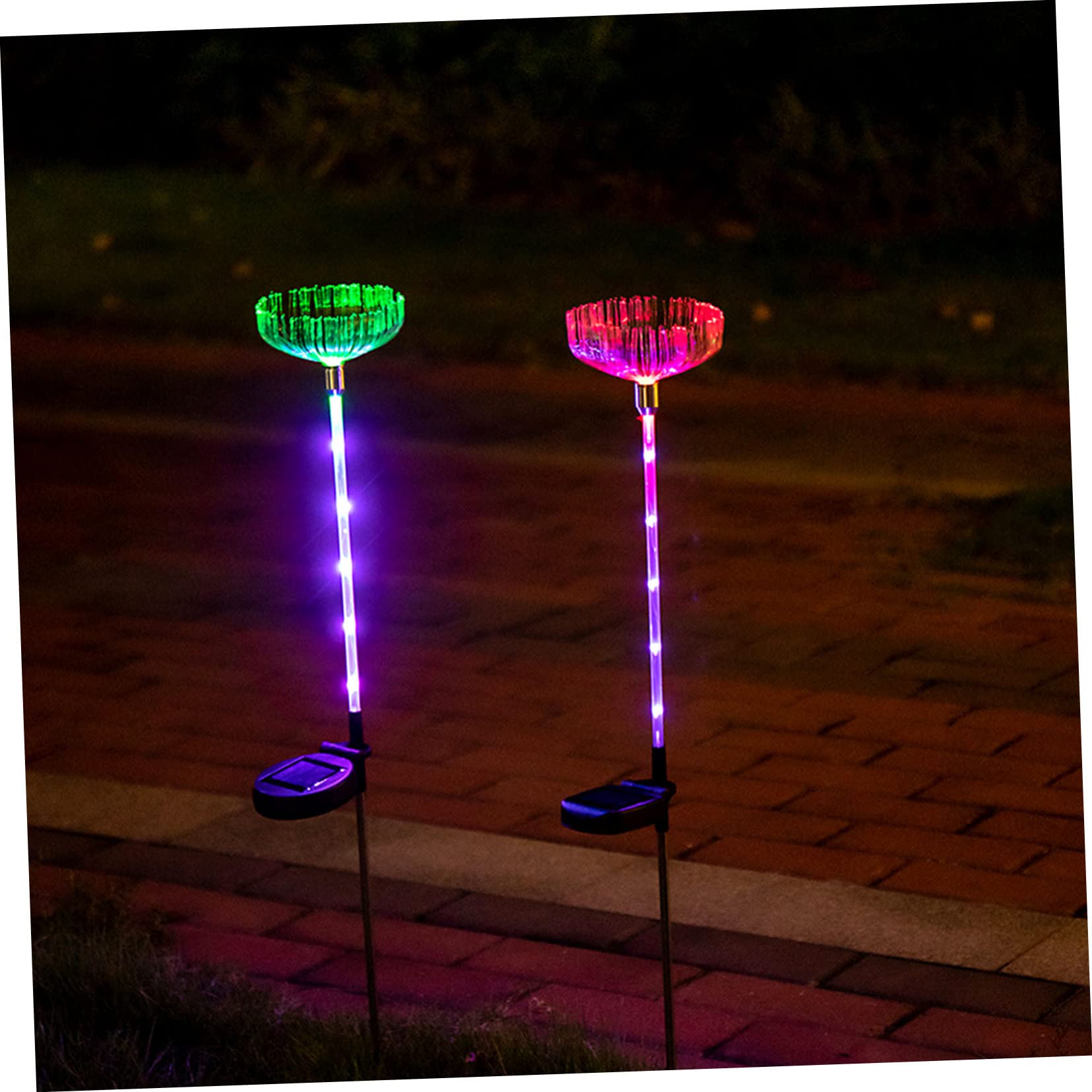 SUPVOX Solar Led Garden Light Creative Yard Ground Lamp Solar Jellyfish Light Adornment