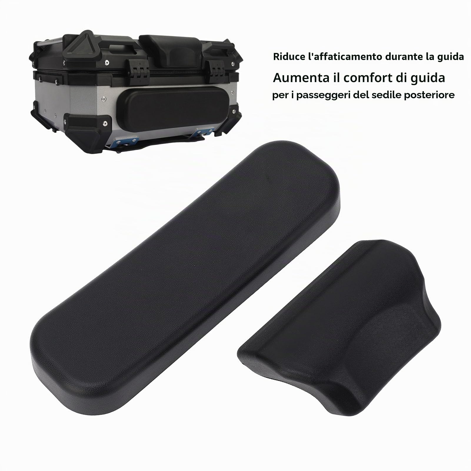 Caso in Moto Universale Top Case Pass. Cuscinamento Comodo del Pad Posteriore