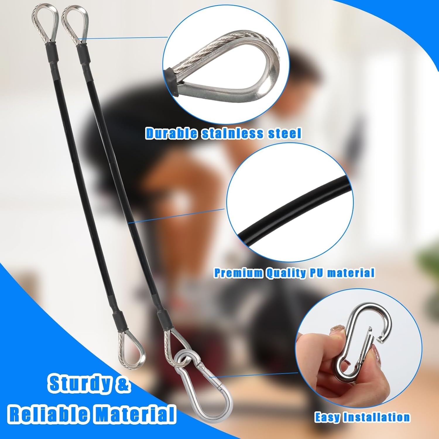 Unlock Your Workout: Review of 10" Gym Cable Extensions for Bowflex Home Gym