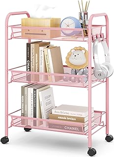 APEXCHASER 3-Tier Rolling Cart,Easy Assemble ...,