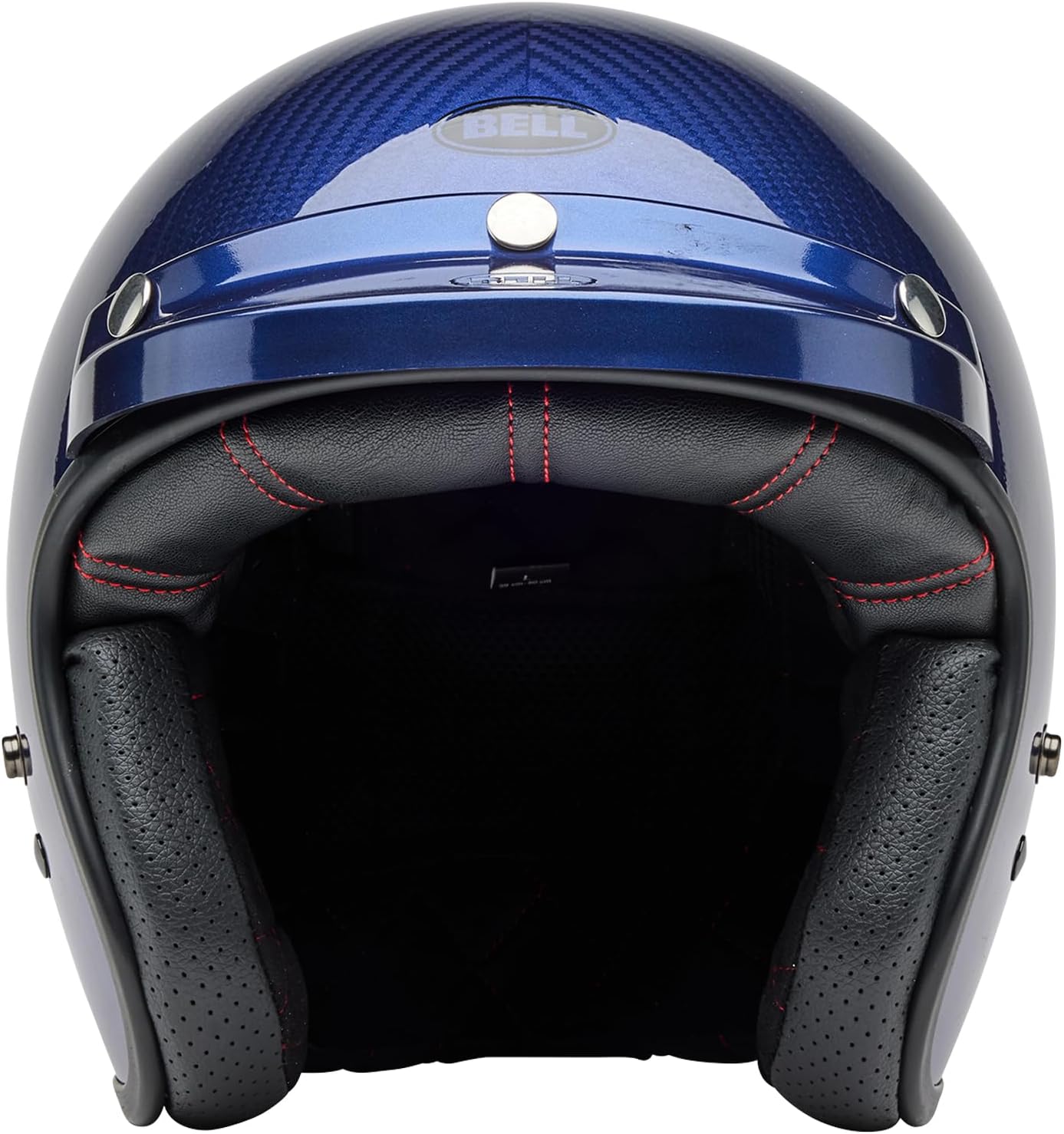 Bell Custom 500 Steve McQueen Lemans Unisex-Adult Cruiser Motorcycle Helmet - Metallic Blue/Large