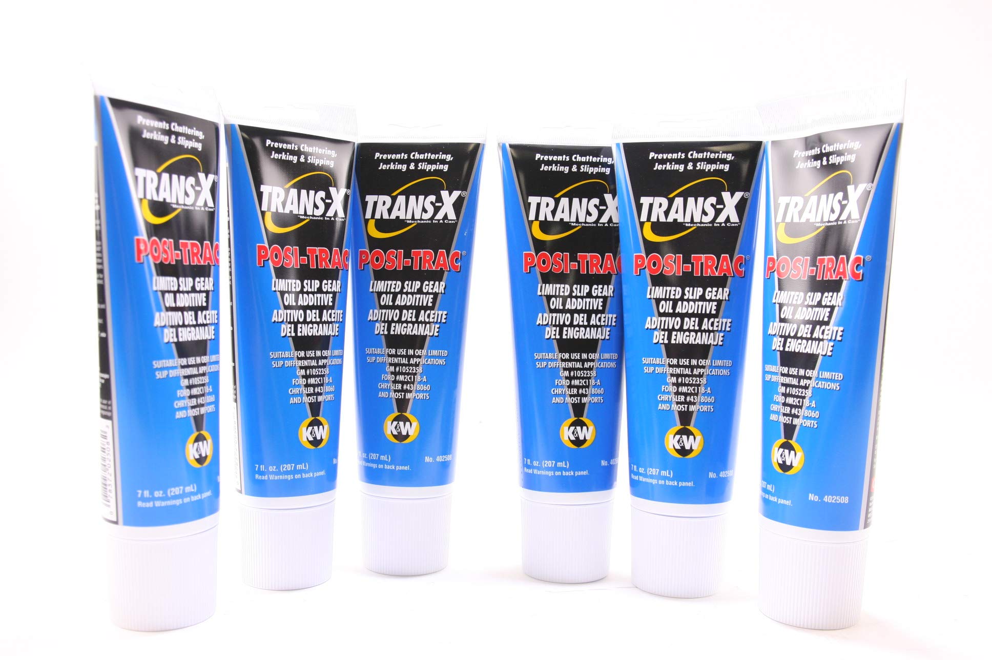 CRC Brakleen K&W 402508 Trans-X Posi Trac Limited Slip Gear Oil Additive - 7 Fl Oz (12 Pack)