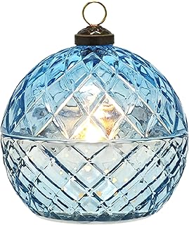 WNP Glass Flameless LED Candles Decorative Light Birthday Gift for Her,B...