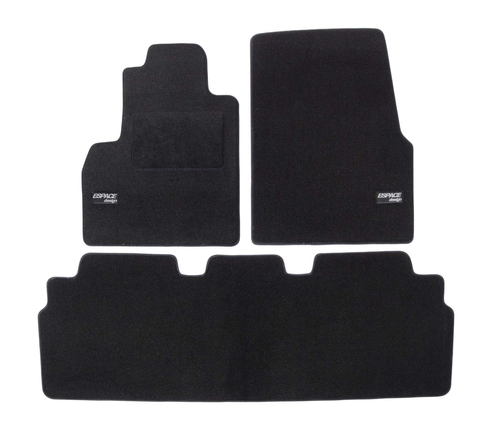 Tapis De Sol J&J Automotive Pour Renault Espace 2003-2014 - Anthracite, Antidérapant, 4 Pièces