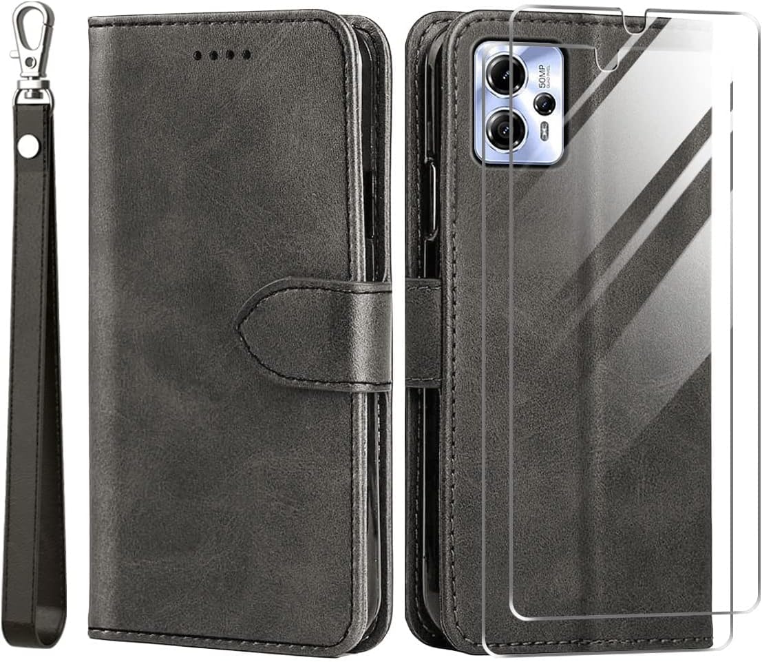 Per Motorola Moto G13 & G23 Custodia Pelle Portafoglio Flip Telefono Cover - Foto 6