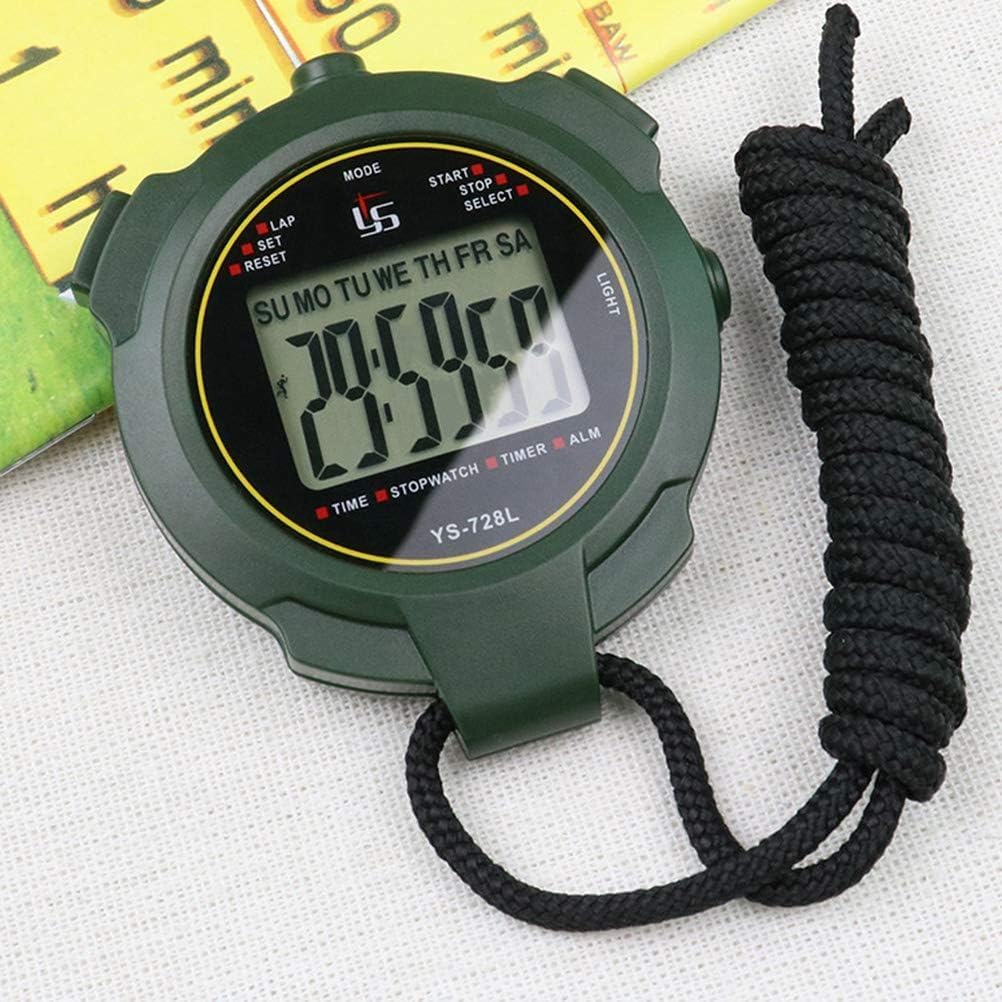 2pcs Professional Training Stopwatch Multi- Function Stopwatch Luminous Timer