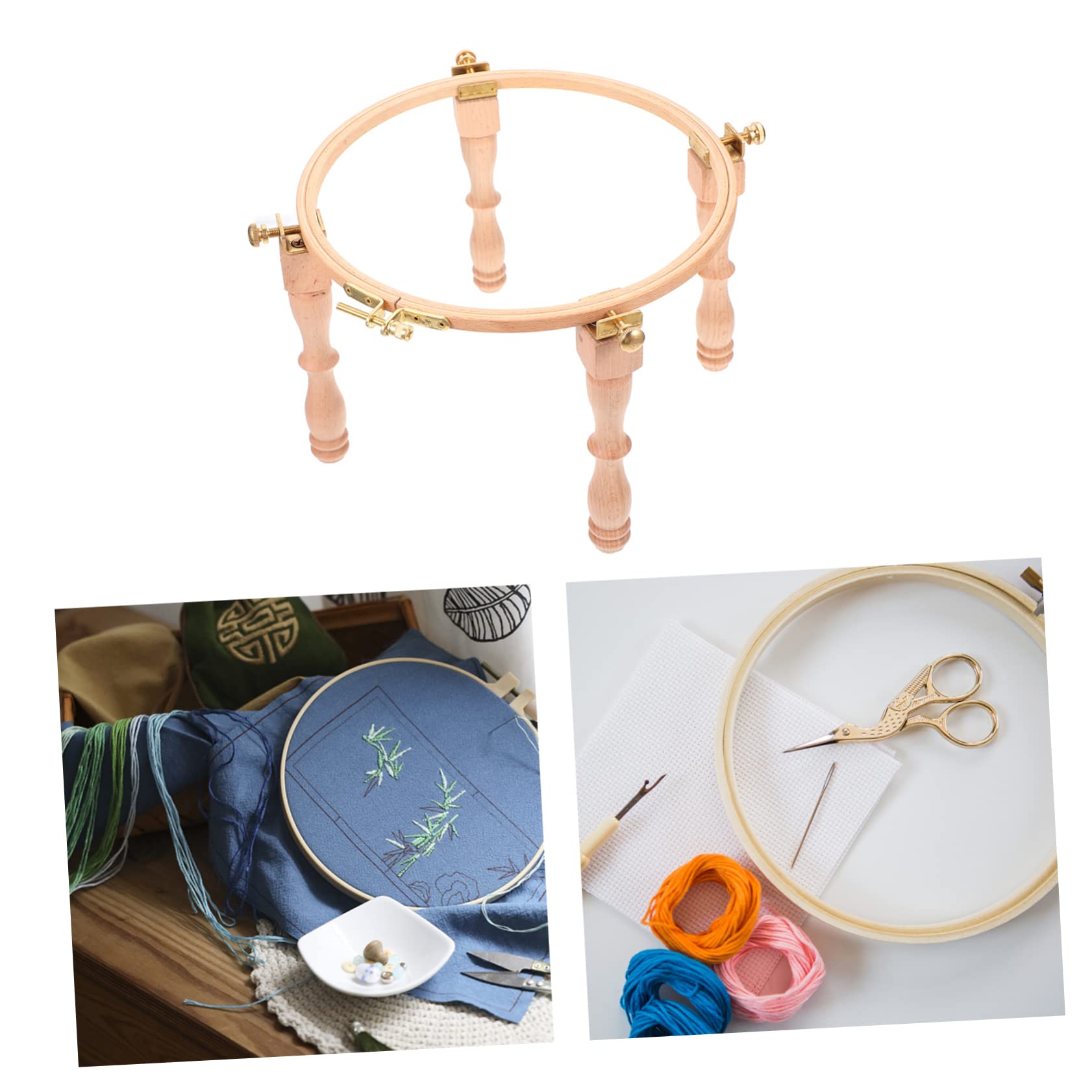 Veemoon Piernas Bordadas Bastidor De Bordado Herramientas De Bordado Anillo De Punto De Cruz Para Bordar Mesa