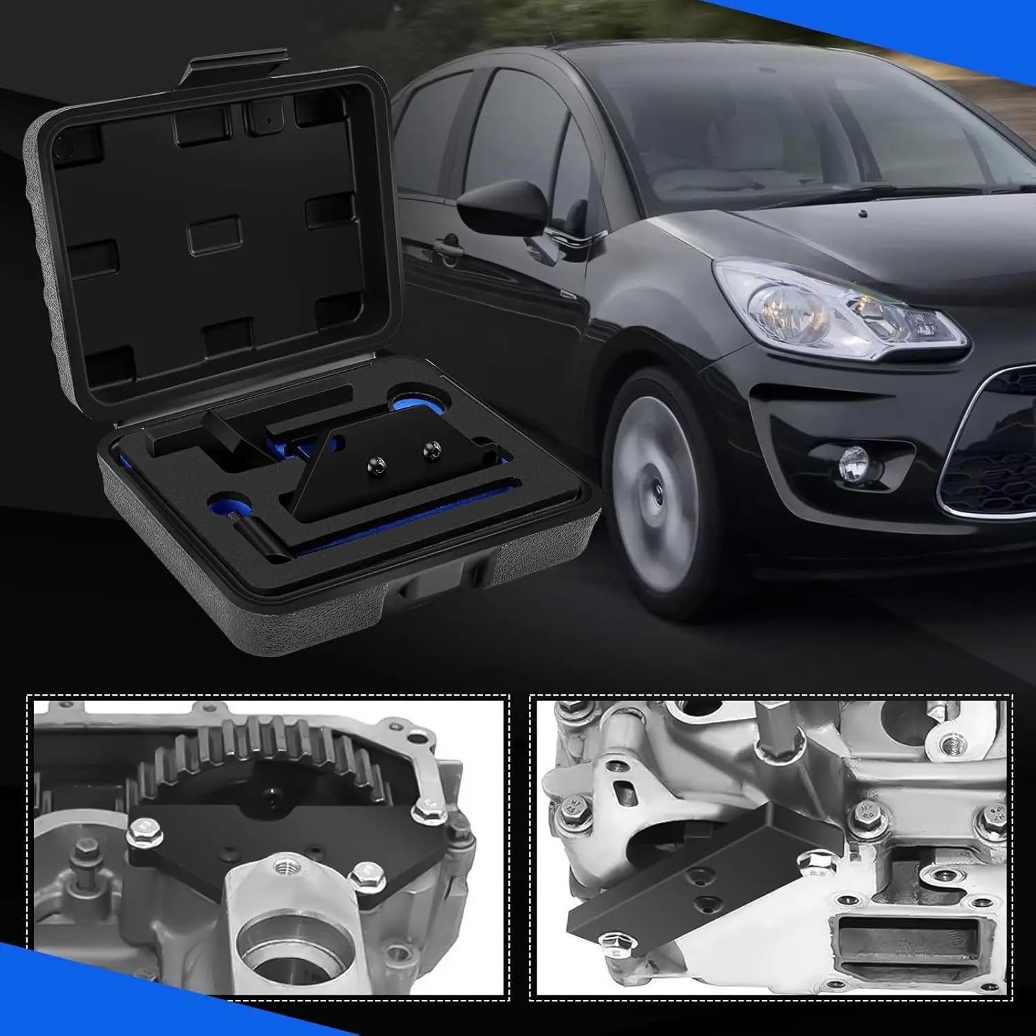 Compatible con Opel para Grandland para Crossland X J-0109-2D Vehículos Kit Herramientas para Árbol Levas Cadena Distribución De Motor Herramienta Calado Motor