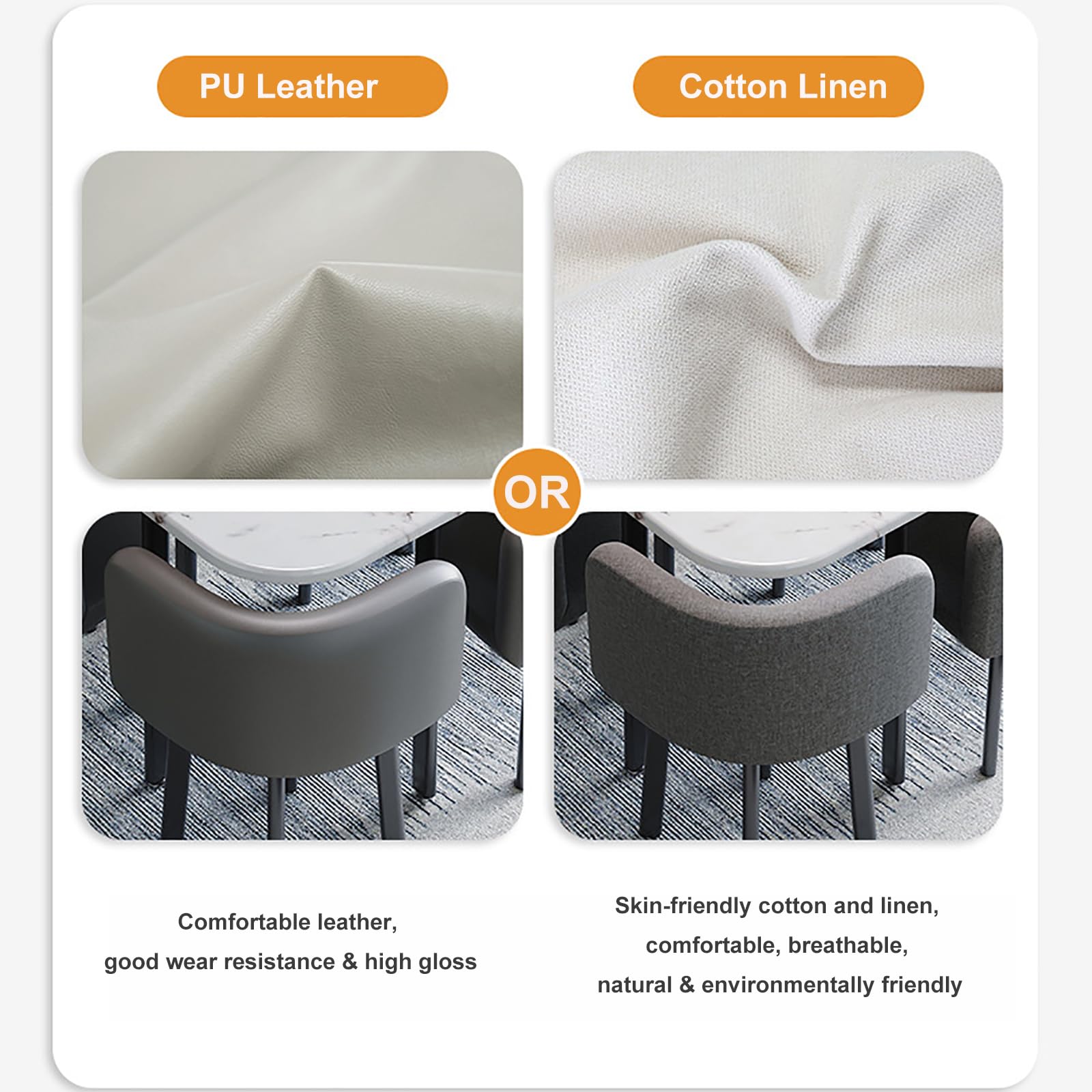 Bürotisch und Stuhl-Set, Business-Couchtisch, runder Büro-Empfangstisch, Büro-Konferenztisch, Business-Couchtisch-Set 90 cm E1