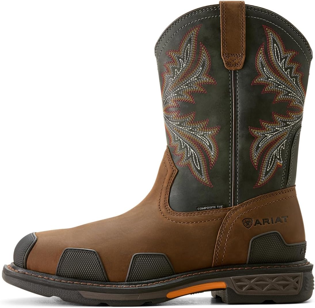 ARIAT Men's OverDrive Wide Sqr Toe Composite Toe Work Boot - Image 2