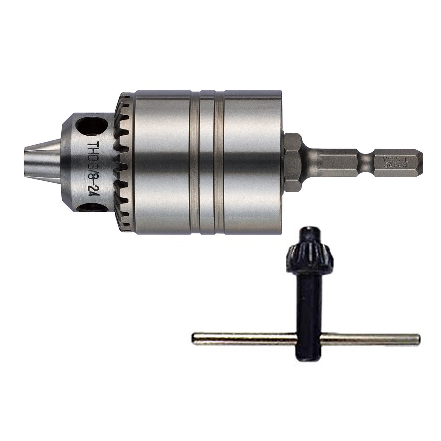 ベッセル(VESSEL) ドリルチャック ハイブリッド 口径1.5~10mm BH-21 VESSEL（ベッセル） BH-21 ドリルチャック ハイブリッドタイプ 1.5