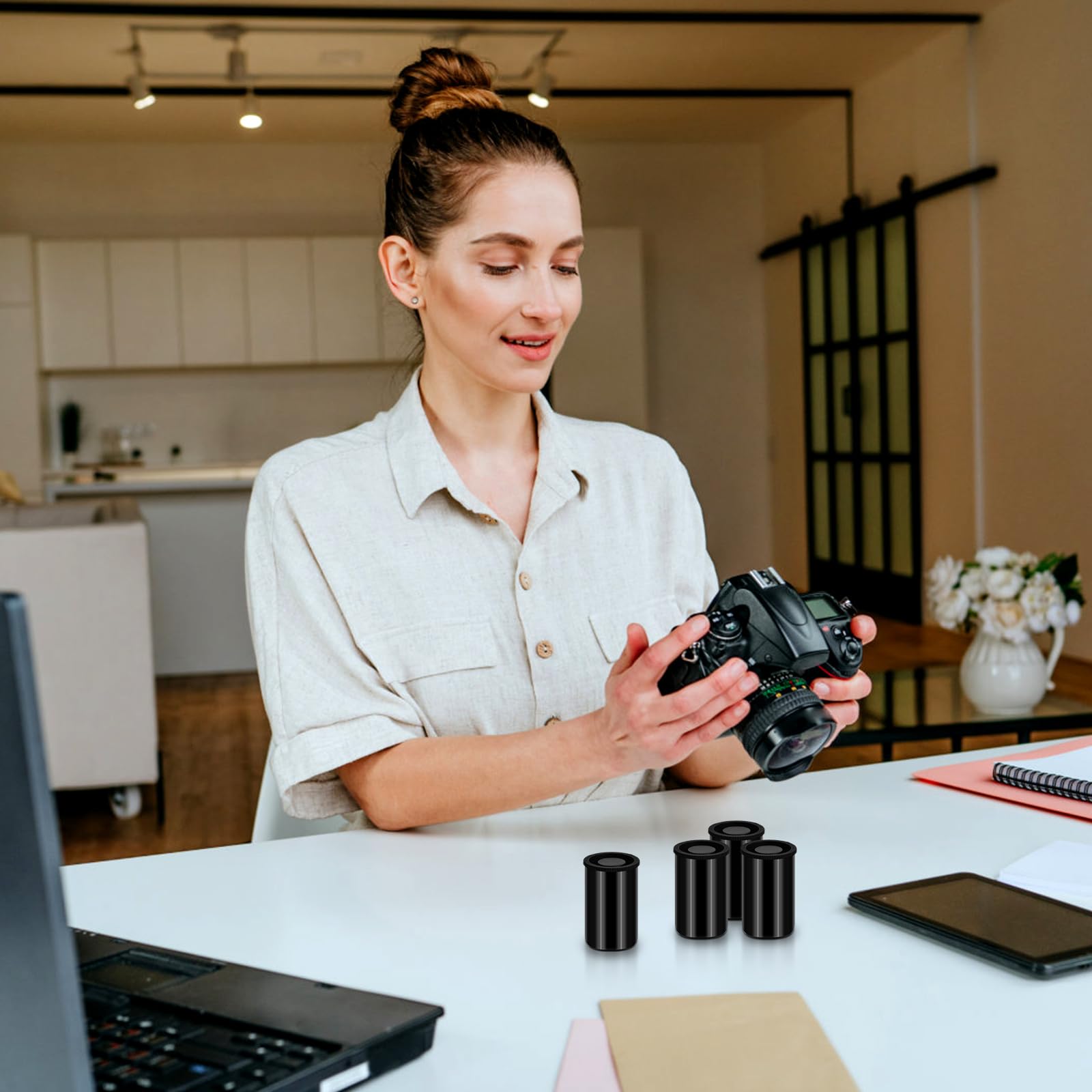 Lot De 20 Boîtes De Film En Plastique Transparent Avec Couvercles, Calibre 35 Mm, Pour Ranger De Petits Articles Personnels Et Ménagers, Pilules, Films, Clés, Pièces De Monnaie, Perles D'art Et Plus
