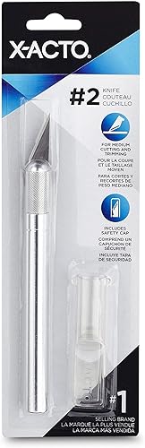 Miniatura 4 de X-Acto #2 - Cúter con tapa de seguridad, afilado, duradero, cuchillo de precisión, para corte y recorte medianos