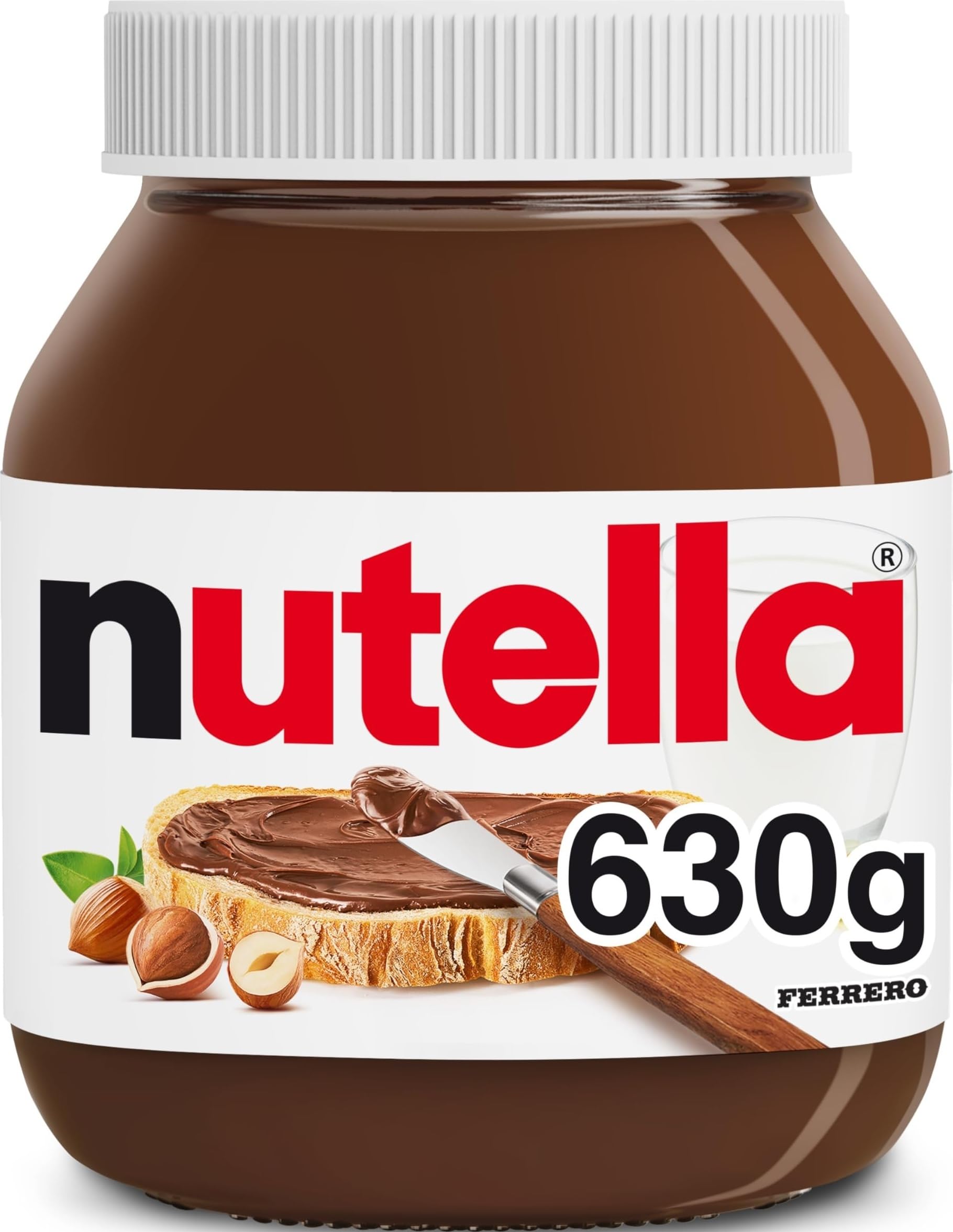 Nutella Hazelnut Chocolate Spread, 630g