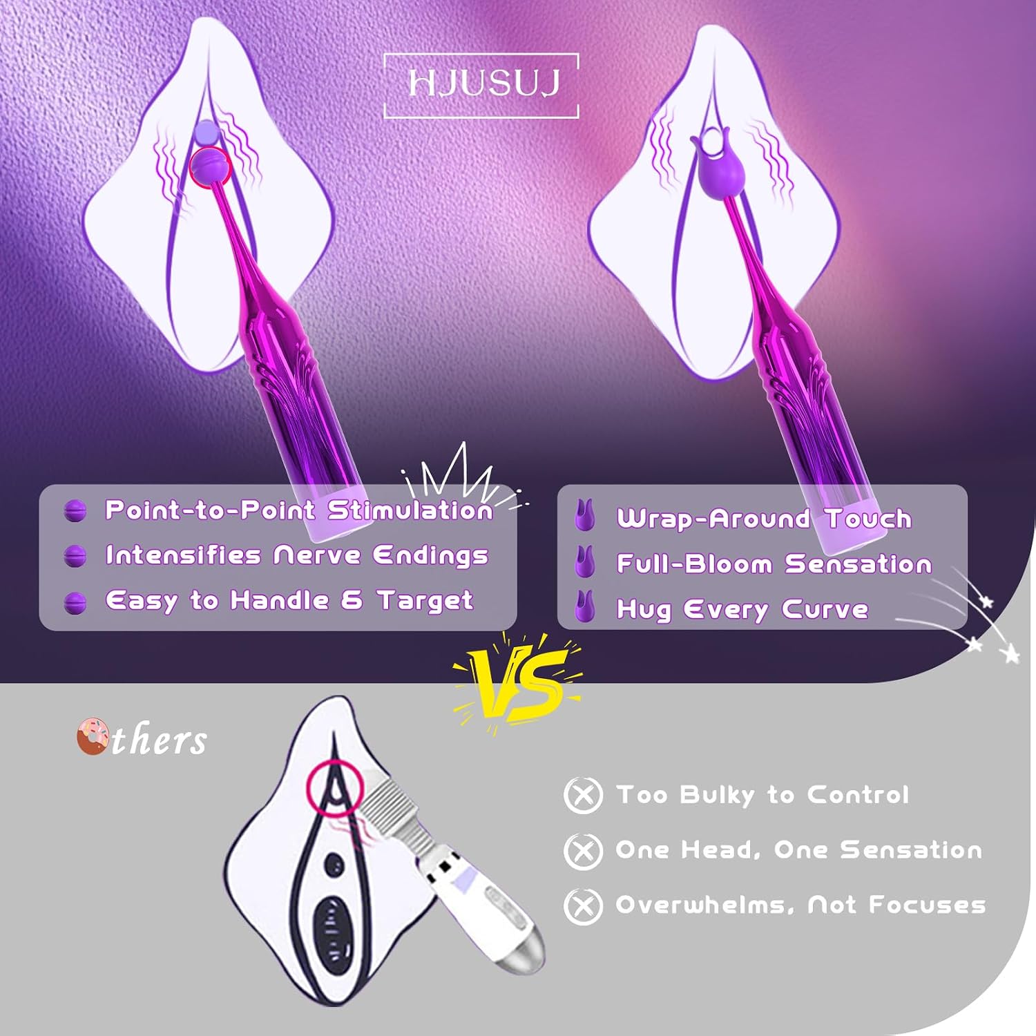 Small Bullet Wand Vibrator, High Frequency Powerful Clitoris G Spot Vibrator, Women Adult Sex Toys Games, Vibrating Clitoral Stimulator Female Couples Sex Toy, Womens Vibradores Juguetes Sexuales