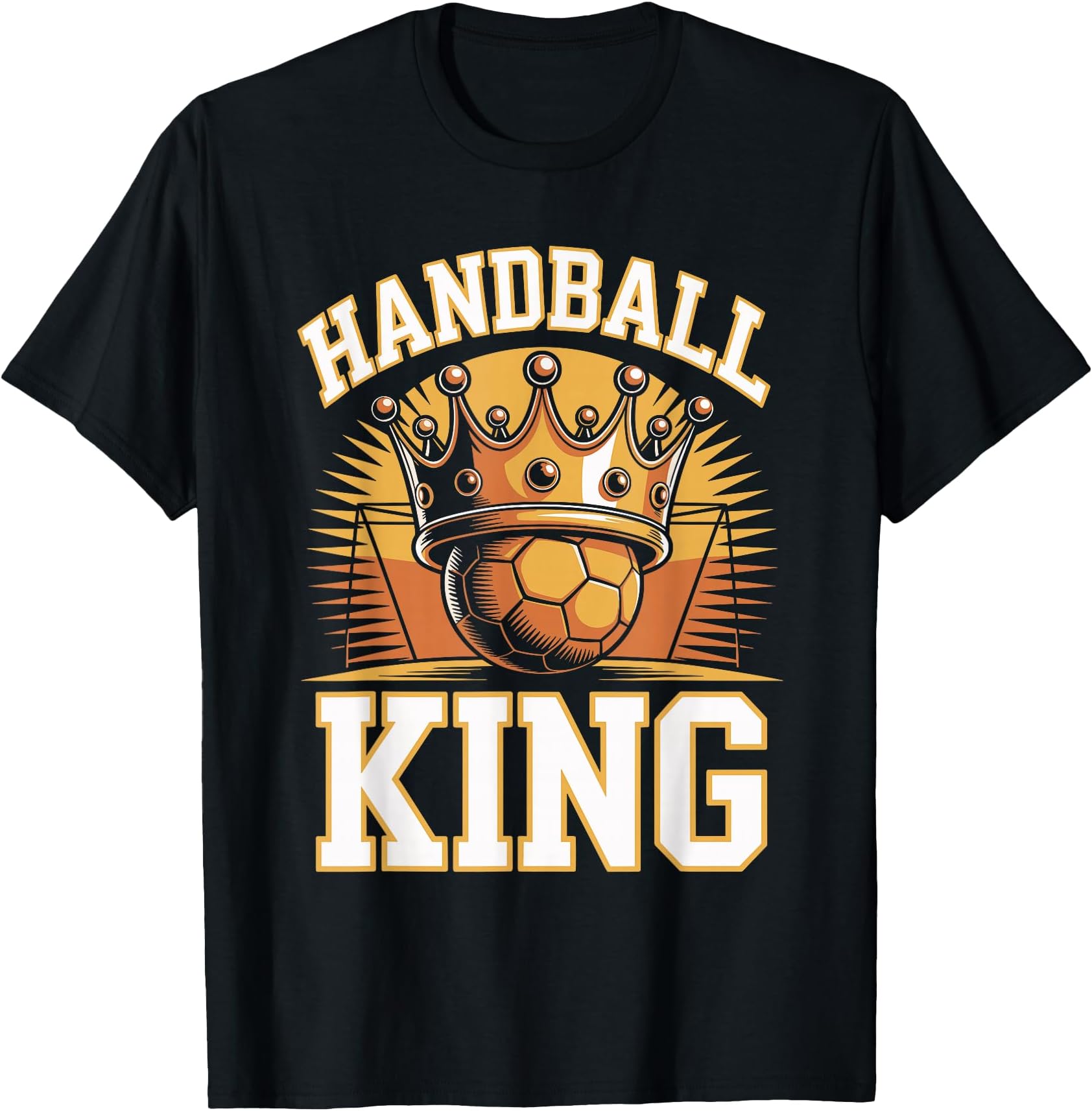 Handball King Crown Court Player Champion T-Shirt