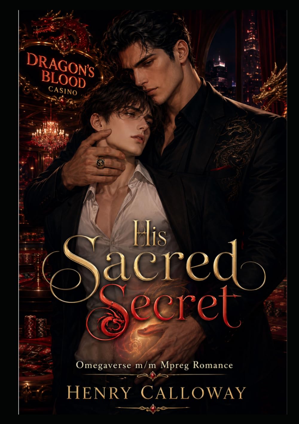 His Sacred Secret: Omegaverse m/m Mpreg Romance
