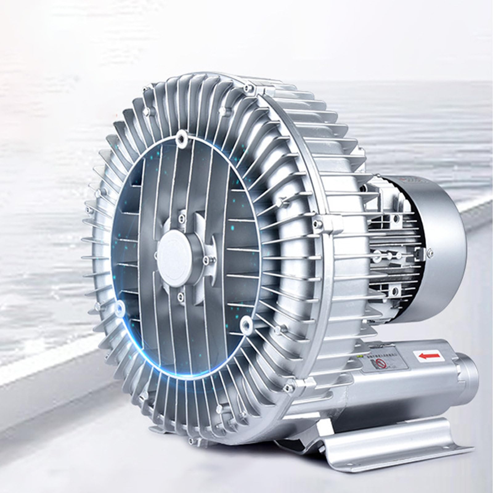 Soplador De Anillo Vórtice Monofásico, Soplador Regenerativo, Bomba De Aire Eléctrica, Soplador De Anillo, para Aireadores De Tanques Sépticos De Estanques Hidropónicos De Acuarios,180W