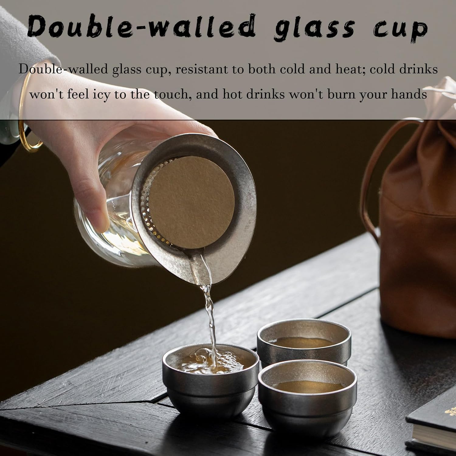 Tea Infuser Glass,glass Tea Cups For Great Loose Leaf Brewing System, Equipped With Stainless Steel Filter，Capacity
