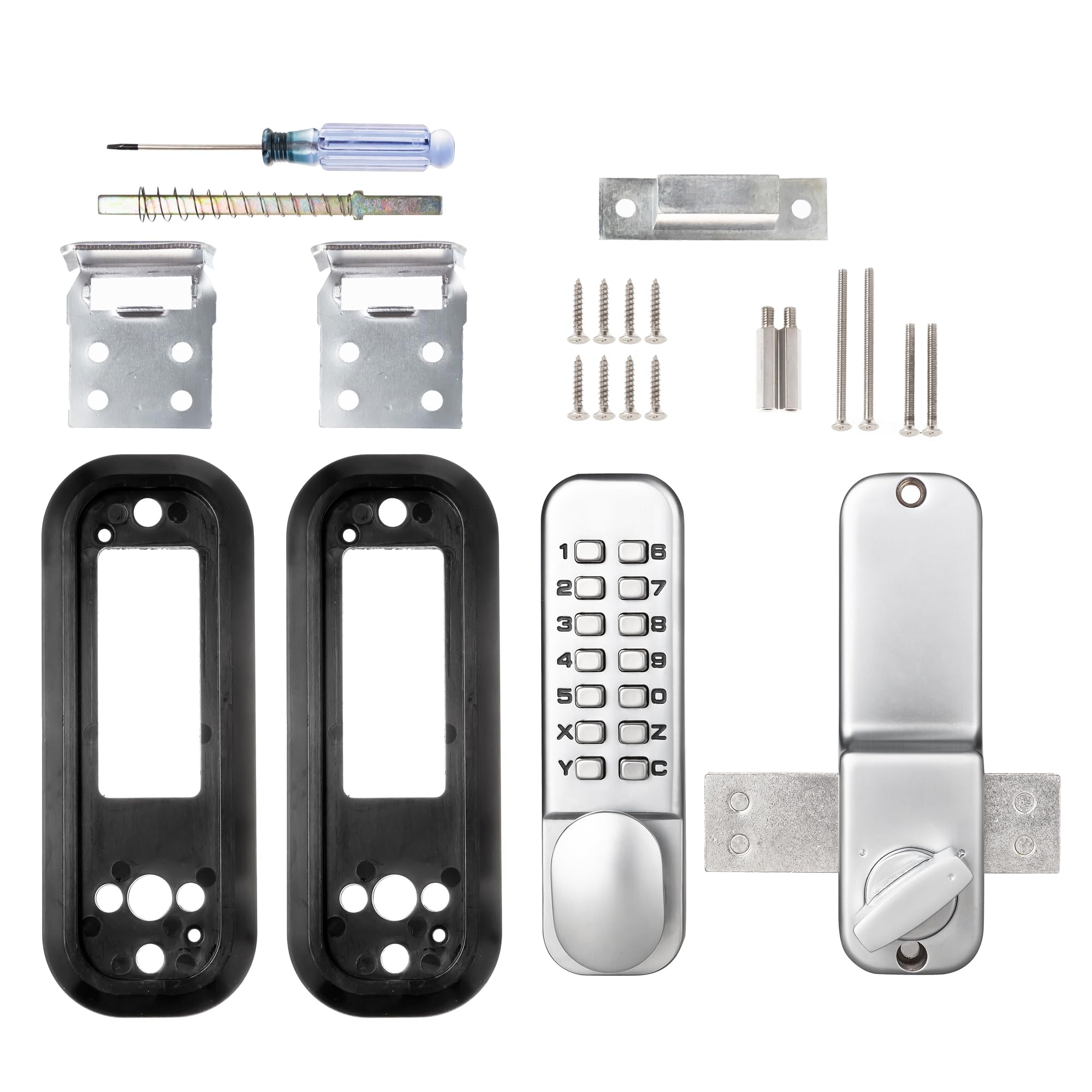 MUTEX Combination Door Lock MX250 Mechanical Keyless Surface Mount