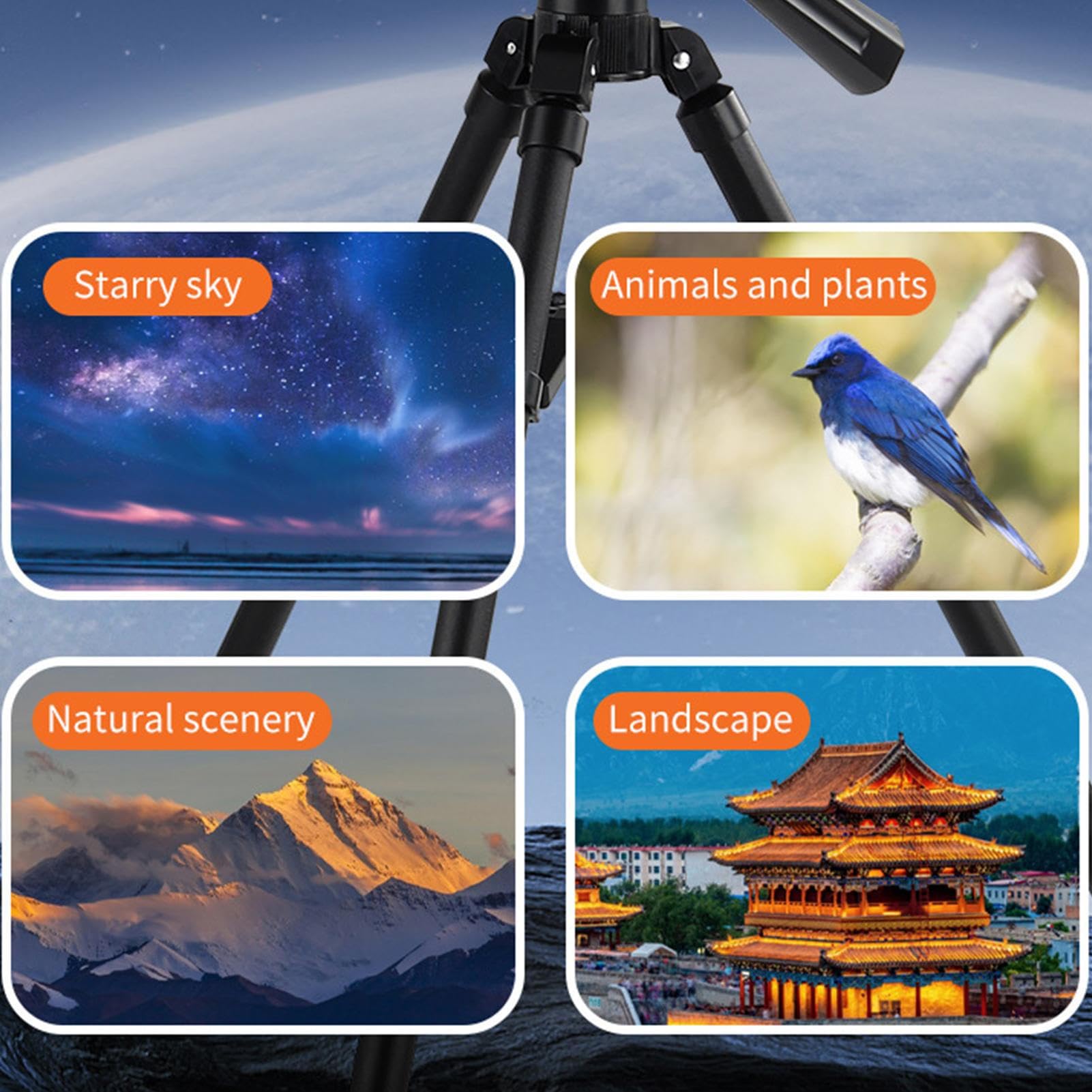 Telescopio para niños | Telescopio astronómico Espacial | Telescopio