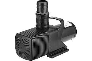 3567 GPH Submersible Pump: Silent Pond, Aquarium, Statuary, Hydroponic Water Pump