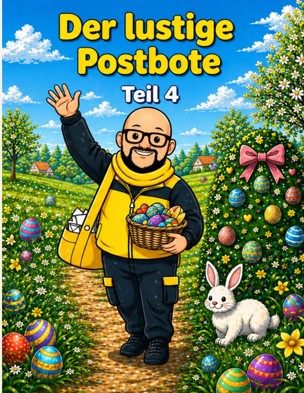 Der lustige Postbote – Teil 4: Ein liebevolles Ausmalbuch für Kinder ab 3 Jahren – mit 32 fröhlichen Motiven rund um Briefe, Pakete und spannende ... für Kinder ab 3 Jahre - Zum Thema Post)