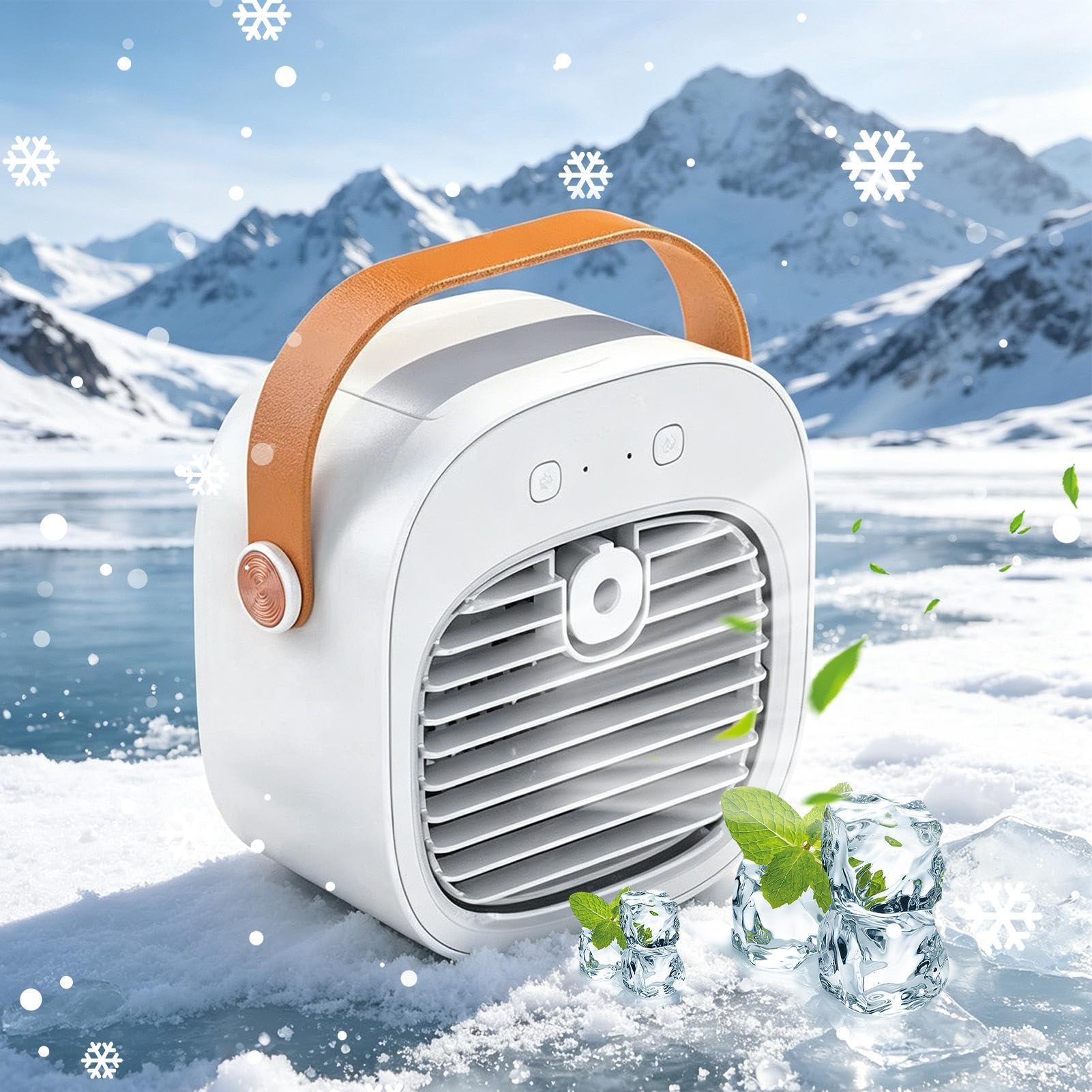 Ventilatore Scrivania Portatile Ricaricabile Con 3 Velocità Regolabile