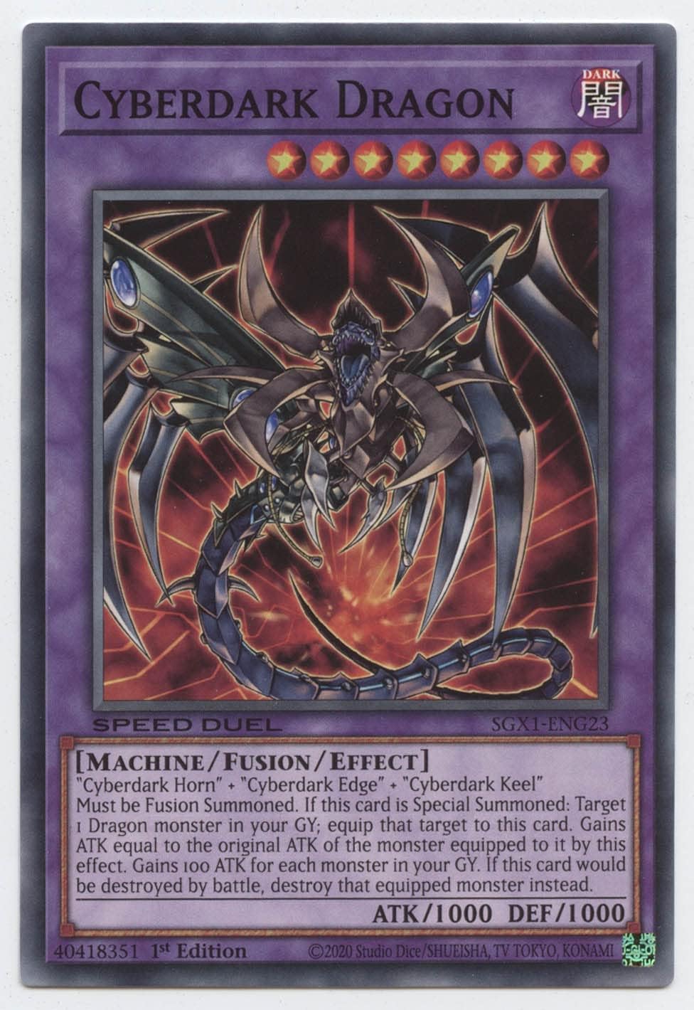 Yu-Gi-Oh! Carta Cyber Dragon (GLD1-EN022) - Gold Series 1 - Limited Edition Oro - 3
