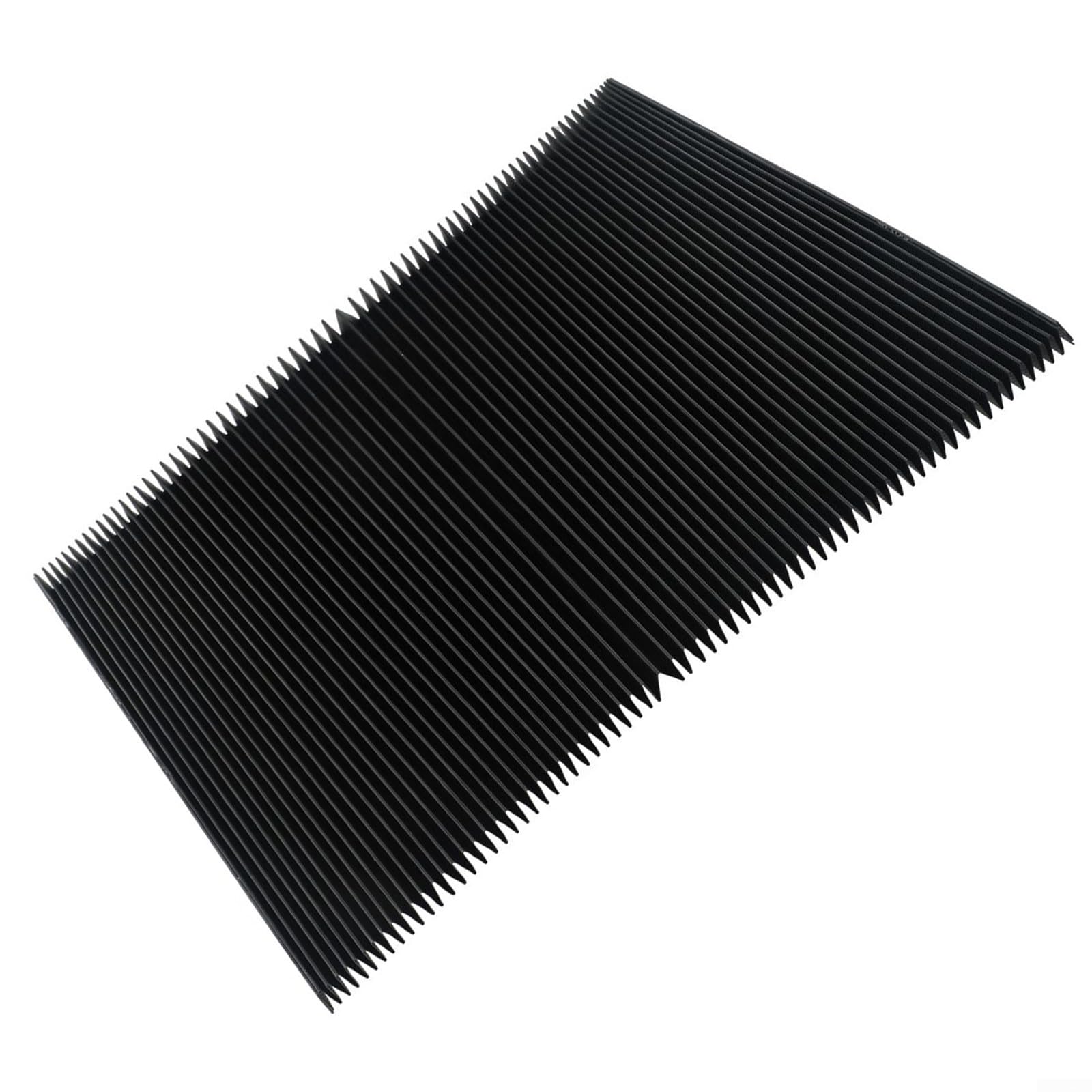 ZYWUOY Soufflet accordéon pour fraiseuse, protection étanche à la poussière, noir (245 mm)