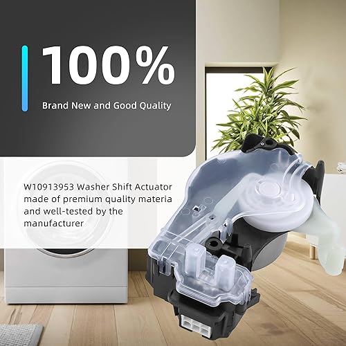 Miniatura 4 de Actuador de cambio de arandela W10913953 49tyz-e120a1 apto para Whirl-pool May-tag Ken-more arandela piezas, reemplaza W11481722 W10597177 W10815026