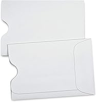 Vista 1 de Guardian Fundas para tarjetas de regalo, paquete de 500 fundas para tarjetas de llaves en blanco, para usar como tarjetero de crédito o sobres