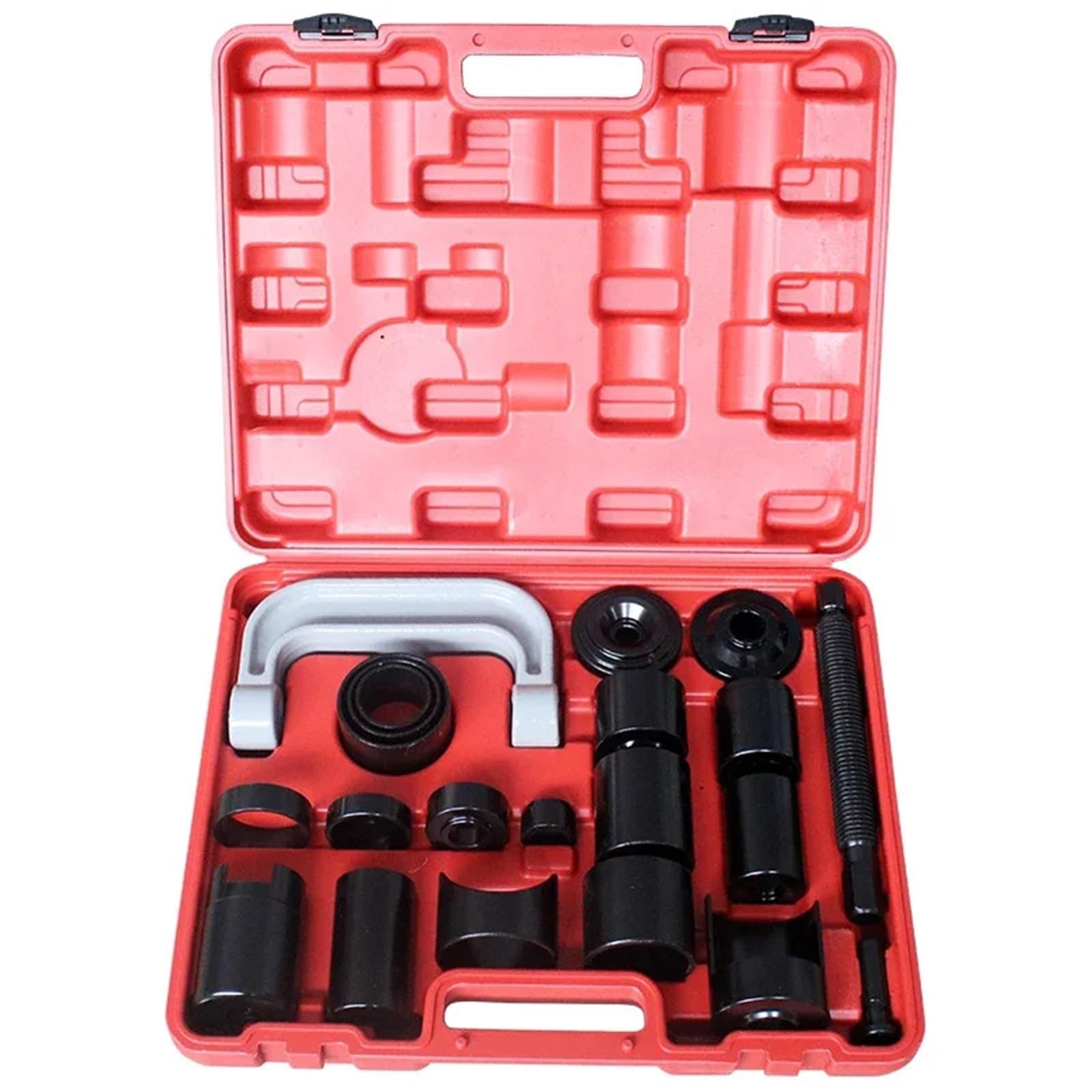 Sway Bar Przegub Kulowy Zestaw Zestaw 21 szt./zestaw do zaciskania sworzni kulowych, stal węglowa, narzędzie do naprawy samochodów, adapter montażowy